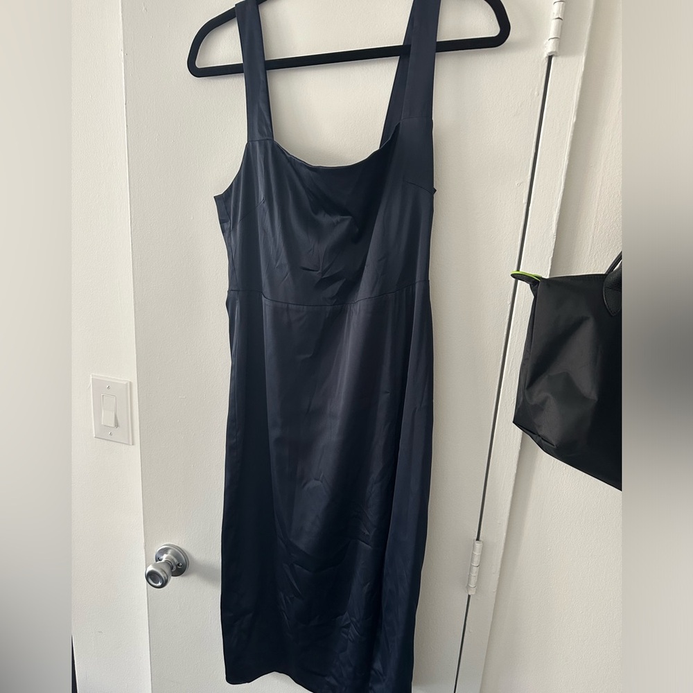 Babaton Navy Midi Dress